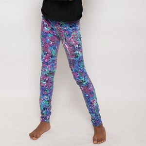 Joe's Jeans Corduroy Ultra Slim Fit Psychedelic Floral Jeggings